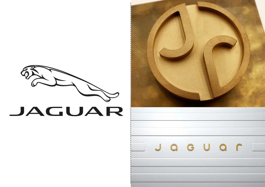 Confronto logo Jaguar prima e dopo il rebranding 2024